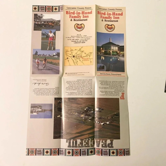 Vintage  Pennsylvania Brochures Motel Inn Amish World Basketville Pamphlets - Picture 4 of 16